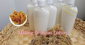Making Sea Moss Lotion