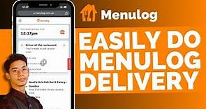 How To Do Menulog Delivery !