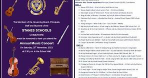 Stanes Schools - Annual Music Concert - 2023