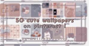 50 cute wallpapers on pinterest! (link on desc)﹆