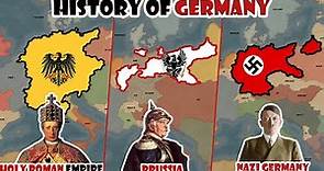History of Germany in 15 minutes - Summary on the map
