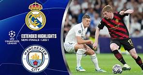 Real Madrid vs. Man. City: Extended Highlights | UCL Semi-Finals - Leg 1 | CBS Sports Golazo