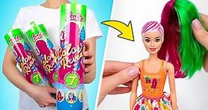 Apriamo Barbie Color Reveal | I suoi Capelli e il Trucco Cambiano Colore con l'Acqua 💇🏻‍♀‍ ❤️