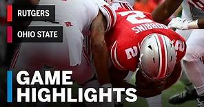 Highlights: Rutgers Scarlet Knights vs. Ohio State Buckeyes | Big Ten Football
