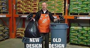 BRUTE Vented Waste Container - The Home Depot