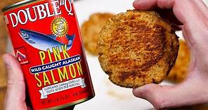 Oven Baked Canned Salmon Patties Recipe