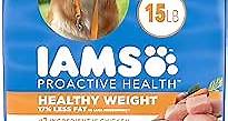 IAMS Proactive Health Healthy Weight Control Adult Dry Dog Food with Real Chicken, 15 lb. Bag