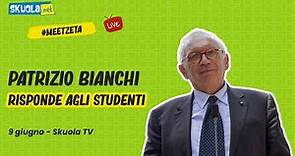 Dalla Maturità al nuovo anno scolastico: il Ministro Patrizio Bianchi risponde agli studenti LIVE