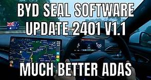 BYD Seal OTA Software Update 2401 V1.1 Australia Walkthrough and Drive