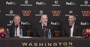 PRESS CONFERENCE: Welcome Head Coach Dan Quinn! | Washington Commanders