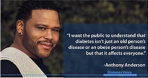 Anthony Anderson gets real about diabetes