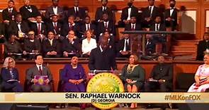 Sen. Raphael Warnock's MLK Day address