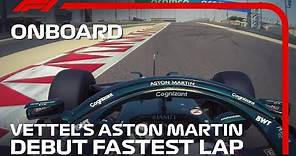 Sebastian Vettel's Aston Martin Debut Fastest Lap | 2021 Pre-Season Testing
