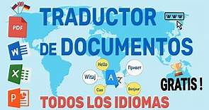 😁TRADUCE PDF MUY FACIL - ⭐El mejor traductor de documentos