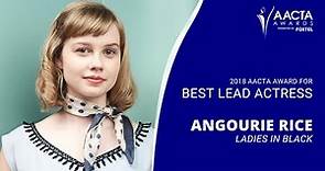 Angourie Rice wins the AACTA Award for Best Lead Actress | 2018 AACTA Awards
