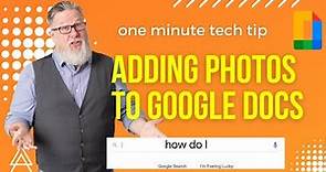 How to Add Photos and Images to Google Docs