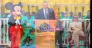 Roy E. Disney reads his father's speech at the 25th anniversary of Walt Disney World (1996)