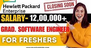 Hewlett Packard Enterprise Recruitment 2023 | How To Apply For @HPE Fresher Software Engineer Job?
