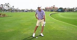 Billy Horschel demonstrates how to hit the ball farther