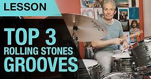 Top 3 Rolling Stones Drum Grooves | Charlie Watts | Drum Lesson
