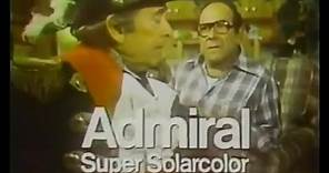 Admiral TV Set Commercial (1977)