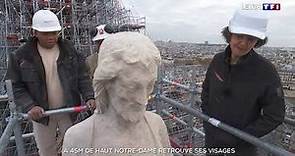 Reconstruction de Notre-Dame de Paris : les statues renaissent au sommet de la cathédrale