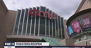 Some AMC Theaters in Burbank, Santa Monica reopened Monday