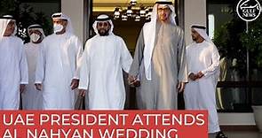 UAE President attends Al Nahyan wedding at Majlis Al Mushrif in Abu Dhabi
