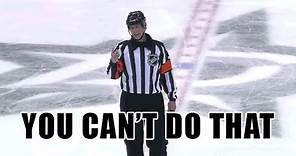 10/5/13 - Ref Says "You Can't Do That" to Shawn Horcoff