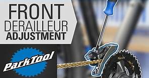 How to Adjust a Front Derailleur