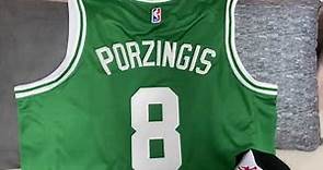 Celtics #8 Kristaps Porzingis Stitched Jersey from fancherry.cn