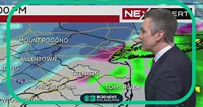 NEXT Weather: Snow map for Philadelphia region