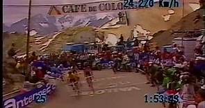 Stage 21, 1987 Tour de France-Stephen Roche fights to win the overall.