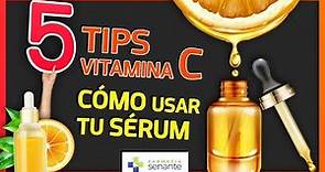 Como Usar VITAMINA C en la Cara 🍊 5 TIPS: Aplicar Serum Vitamina C 🤩 FARMACIA SENANTE