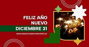 Diciembre 31 - Feliz Año Nuevo | Devocional para niños