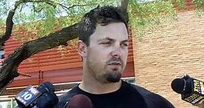 Kevin Kolb talks about concussions at OTAs