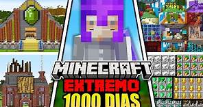 Sobreviví 1000 DÍAS en Minecraft Hardcore [PELÍCULA COMPLETA]