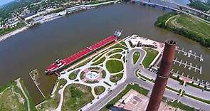 National Museum of the Great Lakes in Toledo, Ohio Aerial View