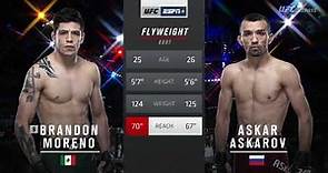 Brandon Moreno vs Askar Askarov UFC Fight Night FULL FIGHT CHAMPIONSHIP