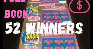 Ohio Lottery Scratch Off Tickets [FULL BOOK} New $1 Cash Explosion