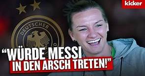 "Würde Messi in den Arsch treten": Alexandra Popp stellt ihre Traumelf auf