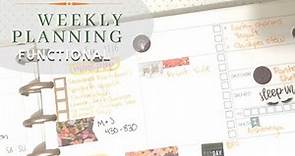 Plan With Me | Ft. Agenda 52 Floral Daily Tasks | Functional Plan with Me