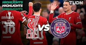 Liverpool vs Toulouse - HIGHLIGHTS | UEFA Europa League 2023/24 | TUDN