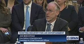 User Clip: Clyde Lawrence - Ticketmaster Senate Testimony