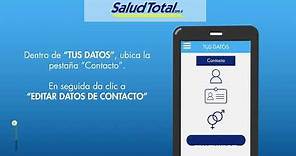 Actualización de datos App Móvil Salud Total EPS-S