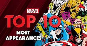Top 10 Marvel Super Hero Appearances !