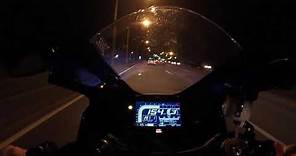 Extreme Speed motorcycle crash - VIEWER DISCRETION ADVISED