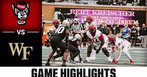 NC State vs. Wake Forest Game Highlights | 2023 ACC Football
