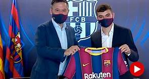 Así fue la firma, los toques y el primer contacto de Pedri con el Barça