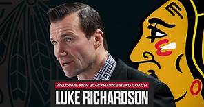 Blackhawks introduce Luke Richardson as new head coach | NBC Sports Chicago